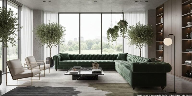 Why Extra Long Chesterfield Sofas Are the Luxe Living Room Upgrade of 2026