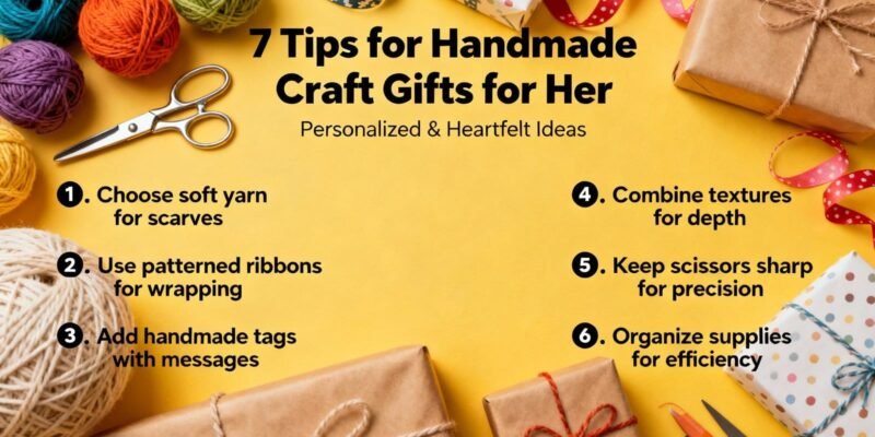 7 Tips for Handmade Craft Gifts for Her