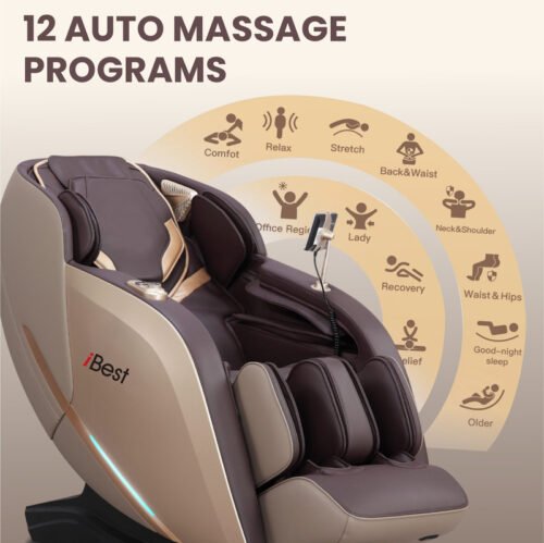 Full Body 4D Massage Chair 24 Auto Wellness Modes