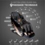 iBest Luxury Full Body 4D SL-Track Zero Gravity with Bluetooth Massage Chair