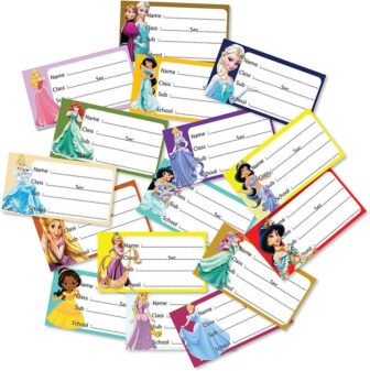 imtion ( 160 Pcs Different Design And Caractor Name Slip Stickers for...