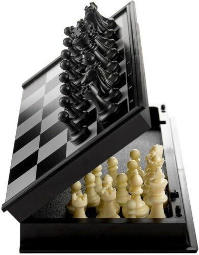 Educational Magnetic Chess Board Set with Folding Chess Board