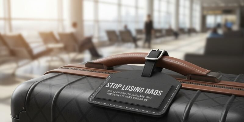Stop Losing Bags With Leatherette Luggage Tag Frequent Flyers Swear By