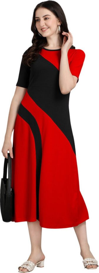 london belly Women Maxi Red Full Length Dress