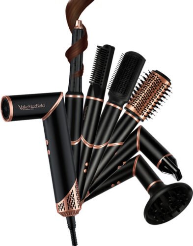 7-IN-1 Multi Air Styler High-Speed Brushless Motor Auto-Clean Tech Hair Dryer