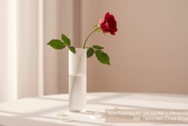 Why Minimalist Valentine’s Arrangements Are Trending Over Bouquets