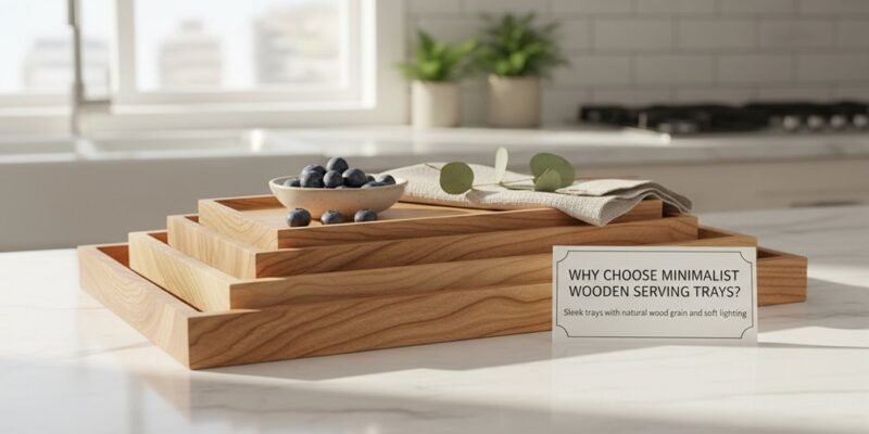 Why Choose Minimalist Wooden Serving Trays?
