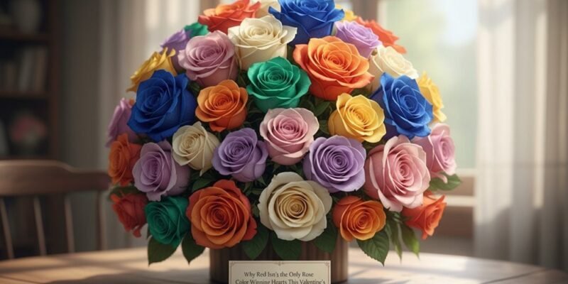 Why Red Isn’t the Only Rose Color Winning Hearts This Valentine’s