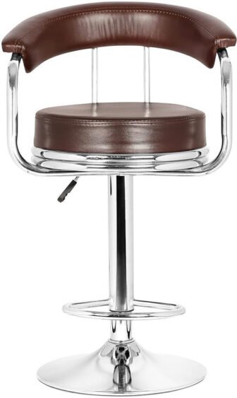 SEATFIT Adjutable Height, Revolving Bar Stool Chair for cafe, Restro, Kitchen Metal...