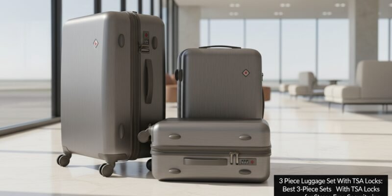 Best 3 Piece Sets With TSA Locks for Stress-Free Security