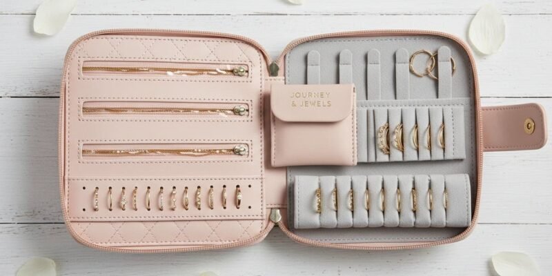 7 Must Have Travel Jewelry Organizer Bags for Tangle-Free Trips