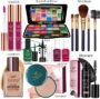 VOZO Makeup Combo Kit One-stop Beauty Package for Beginners and Professionals 175(15 Items in the set)