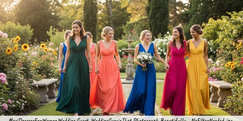 Maxi Dresses for Women Wedding Guest: Wedding-Guest Maxis That Photograph Beautifully—No Filter Needed