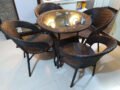 WildMonk Metal Table & Chair Set(Finish Color - Brown, DIY(Do-It-Yourself))