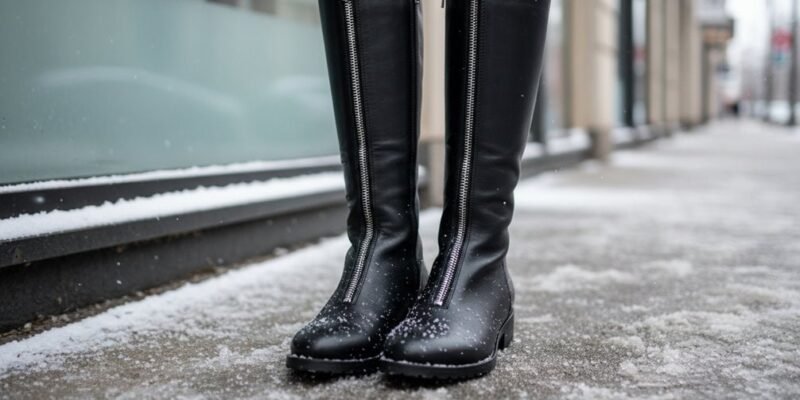 Zip Into Style: Womens Side Zipper Long Boots You’ll Love This Winter